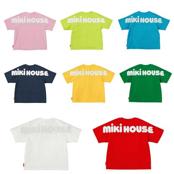 ミキハウス　mikihouse　バックロゴ 半袖 Ｔシャツ (90・100・110・120・130・140・150）幼児　小学生　キッズ　男の子　女の子　リンクコーデ　WEB限定 | MIKI HOUSE | 11
