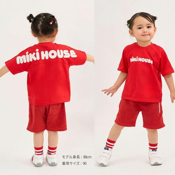 ミキハウス　mikihouse　バックロゴ 半袖 Ｔシャツ (90・100・110・120・130・140・150）幼児　小学生　キッズ　男の子　女の子　リンクコーデ　WEB限定 | MIKI HOUSE | 03