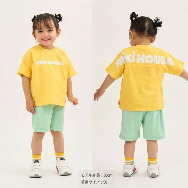 MIKI HOUSE ミキハウス mikihouse バックロゴ 半袖 Tシャツ (90