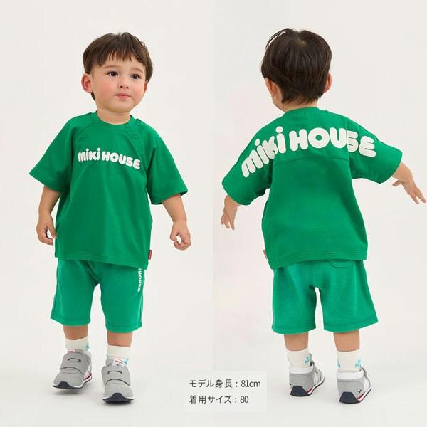 ミキハウス　mikihouse　バックロゴ 半袖 Ｔシャツ (90・100・110・120・130・140・150）幼児　小学生　キッズ　男の子　女の子　リンクコーデ　WEB限定 | MIKI HOUSE | 06
