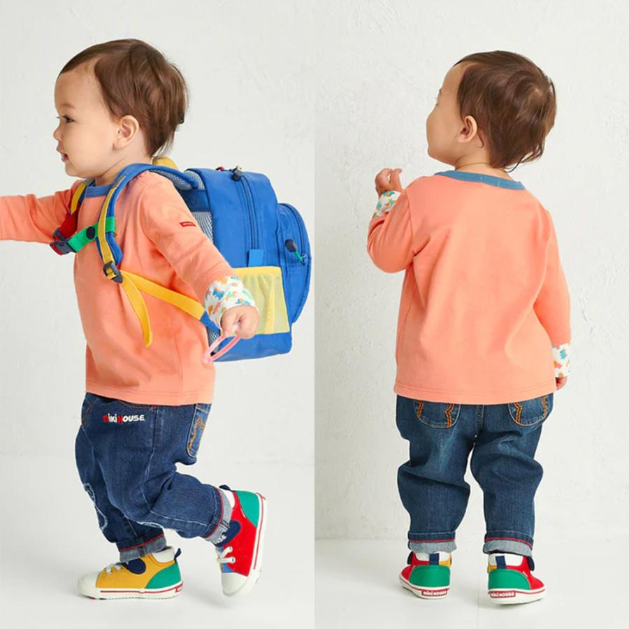● 取り寄せ商品●ミキハウス mikihouse 袖重ね着風長袖Ｔシャツ （ 80 90 100 110 120 130 ） 子ども服 ベビー キッズ 男の子　女の子の画像