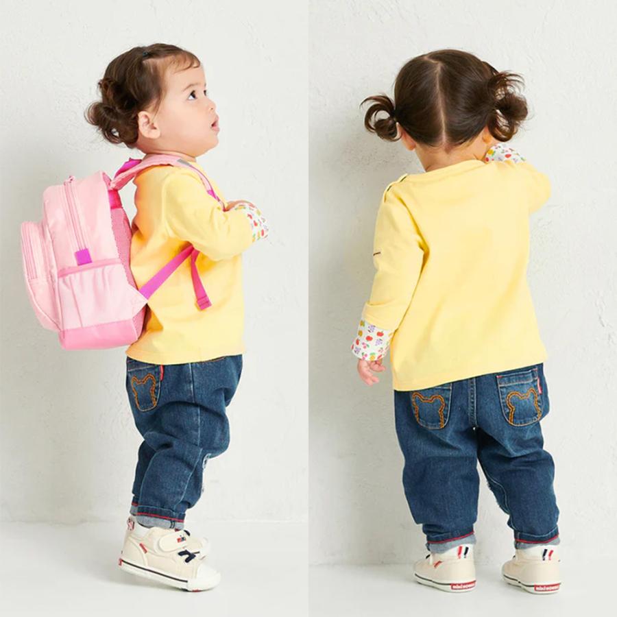 ● 取り寄せ商品●ミキハウス mikihouse 袖重ね着風長袖Ｔシャツ （ 80 90 100 110 120 130 ） 子ども服 ベビー キッズ 男の子　女の子の画像