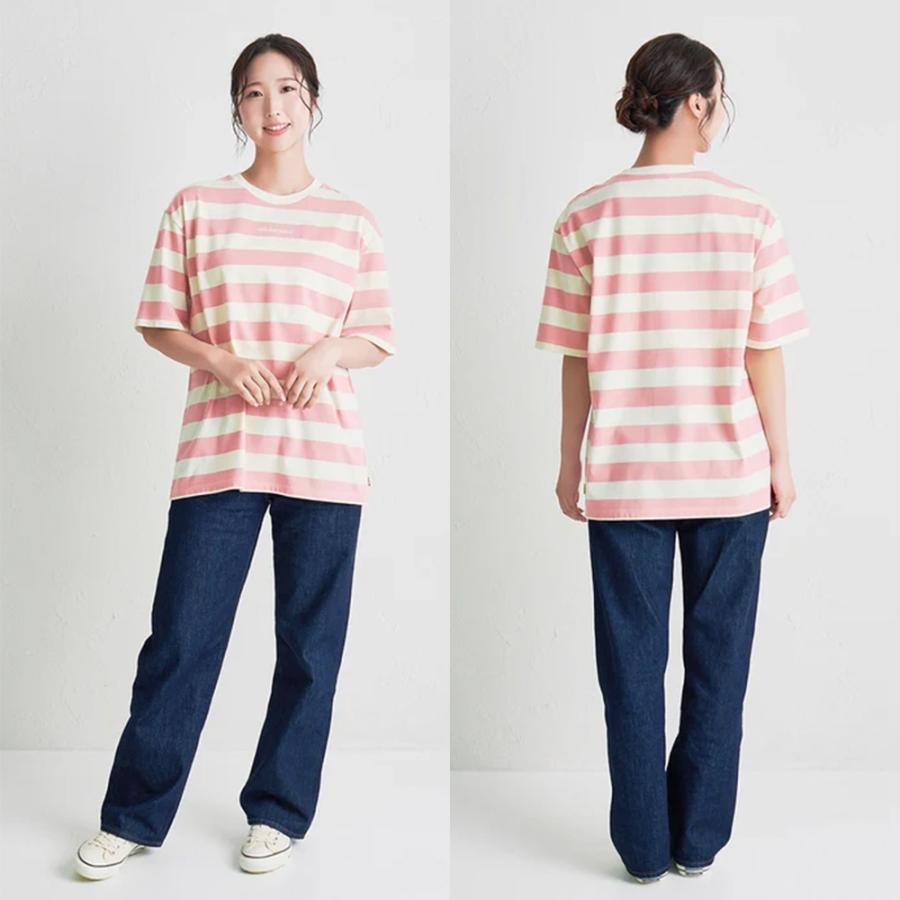 ● 取り寄せ商品●ミキハウス mikihouse 【WEB限定】 ボーダー半袖Ｔシャツ（大人用）  ( S(155-165) - L(175-185) )の画像