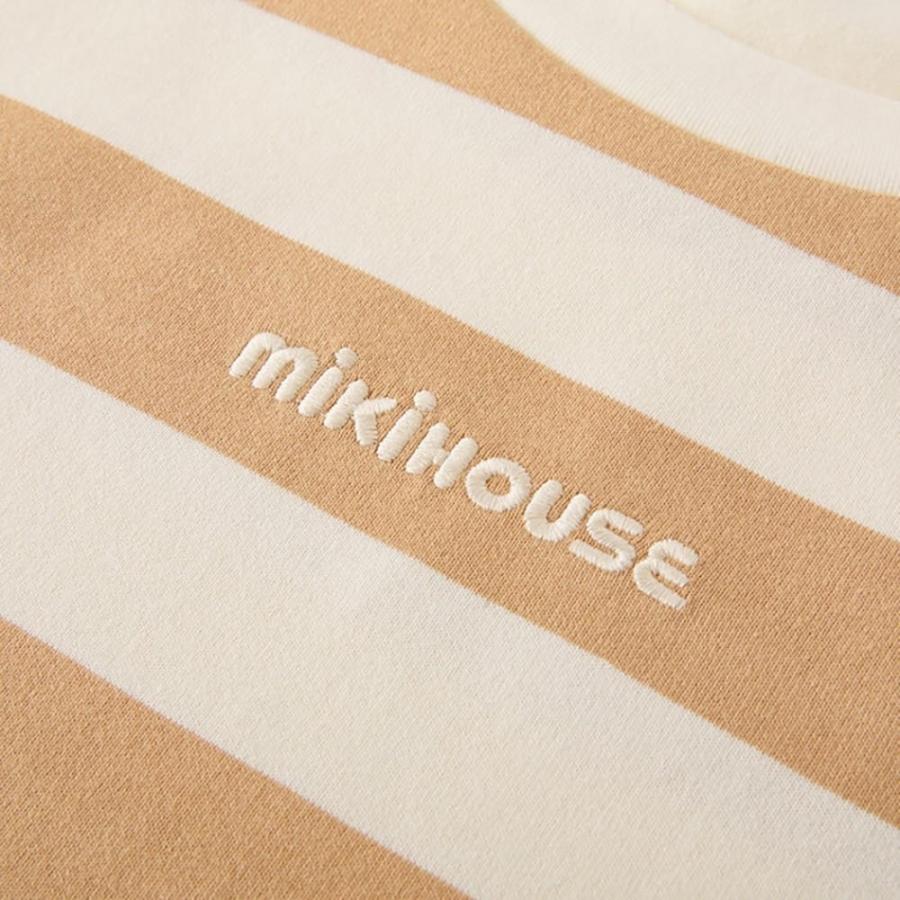 ● 取り寄せ商品●ミキハウス mikihouse 【WEB限定】 ボーダー半袖Ｔシャツ（大人用）  ( S(155-165) - L(175-185) )の画像