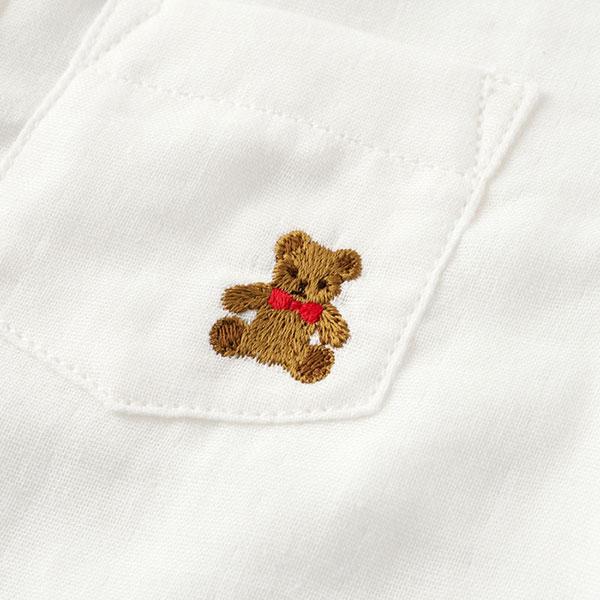 ●取り寄せ商品●ミキハウス　mikihouse　ミキハウスベア 長袖シャツ(80cm・90cm・100cm・110cm・120cm・130cm）_2