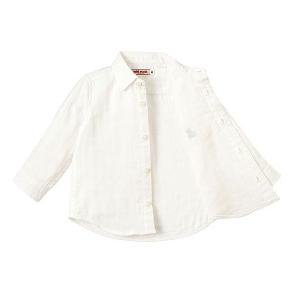 ●取り寄せ商品●ミキハウス　mikihouse　ミキハウスベア 長袖シャツ(80cm・90cm・100cm・110cm・120cm・130cm）_3