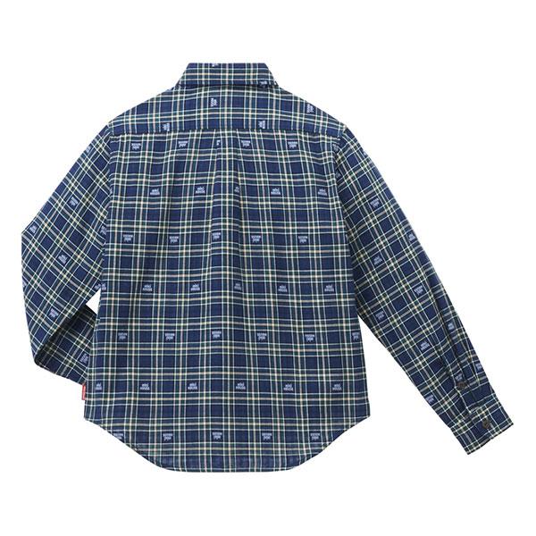 現行品　ミキハウス　長袖シャツ　チェック MIKI HOUSE ブラウス シャツ ミキハウスチェック長袖シャツ