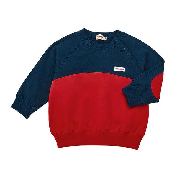 ミキハウス正規販売店 ミキハウス Mikihouse バックロゴトレーナー 国産品 80cm 90cm 100cm