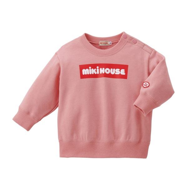 ミキハウス正規販売店/ミキハウス mikihouse ボックスロゴ トレーナー