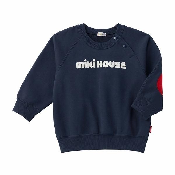 MIKI HOUSE（ミキハウス） バックロゴトレーナー スウェット 長袖 (90