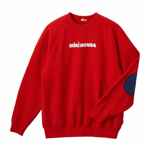 MIKI HOUSE ミキハウス mikihouse バックロゴトレーナー 大人用 MIKI HOUSE ミキハウス mikihouse バックロゴトレーナー 大人用