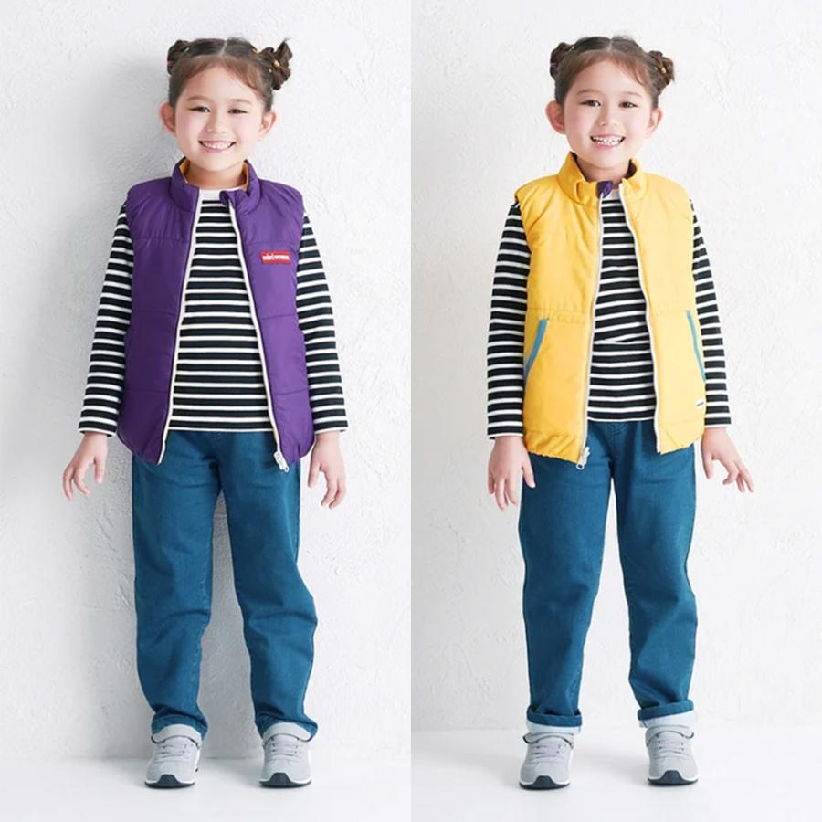 ● 取り寄せ商品●ミキハウス mikihouse 【WEB限定】 リバーシブルベスト ( 80 90 100 110 120 130 140 150 ) | MIKI HOUSE | 14