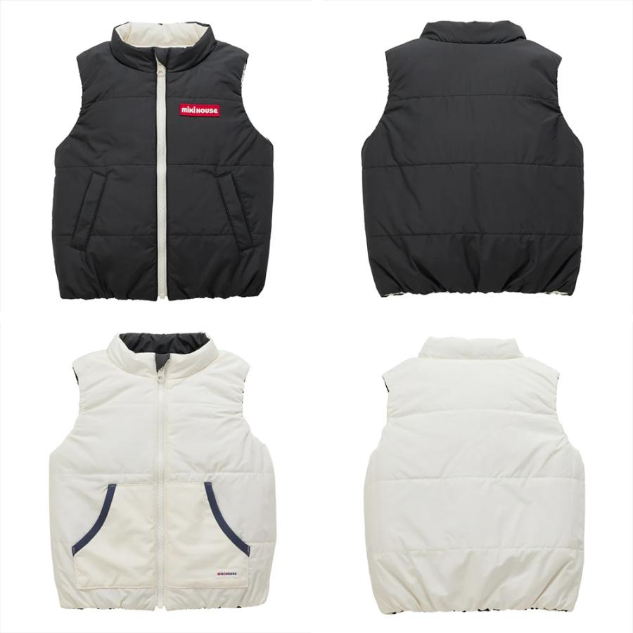 ● 取り寄せ商品●ミキハウス mikihouse 【WEB限定】 リバーシブルベスト ( 80 90 100 110 120 130 140 150 ) | MIKI HOUSE | 04