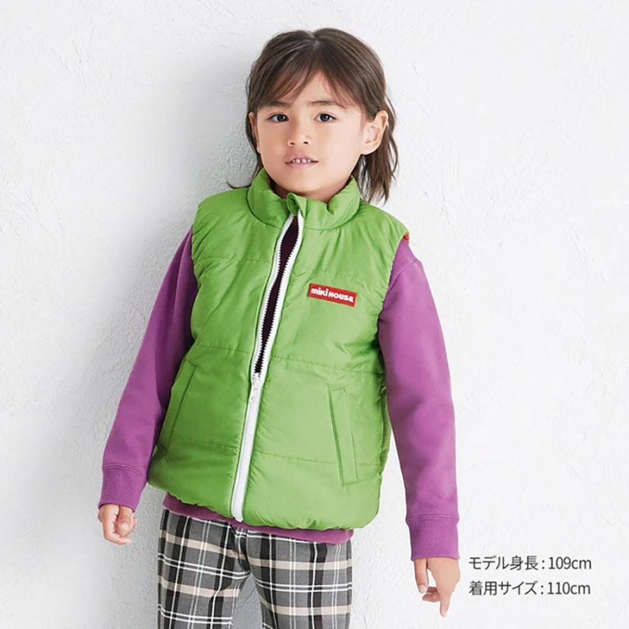 ● 取り寄せ商品●ミキハウス mikihouse 【WEB限定】 リバーシブルベスト ( 80 90 100 110 120 130 140 150 ) | MIKI HOUSE | 05
