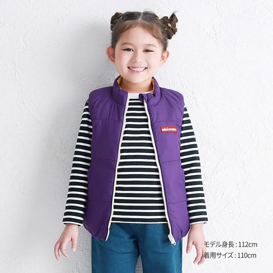 ● 取り寄せ商品●ミキハウス mikihouse 【WEB限定】 リバーシブルベスト ( 80 90 100 110 120 130 140 150 ) | MIKI HOUSE | 07