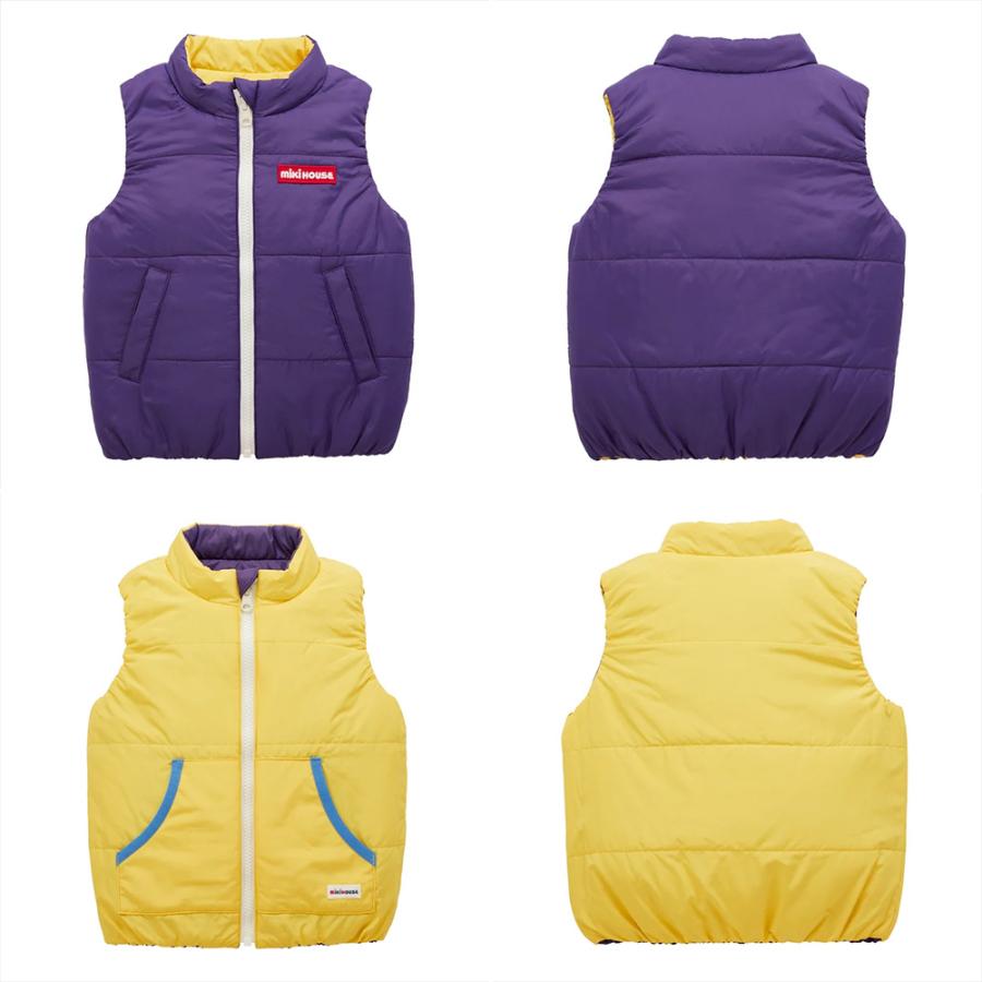 ● 取り寄せ商品●ミキハウス mikihouse 【WEB限定】 リバーシブルベスト ( 80 90 100 110 120 130 140 150 ) | MIKI HOUSE | 08