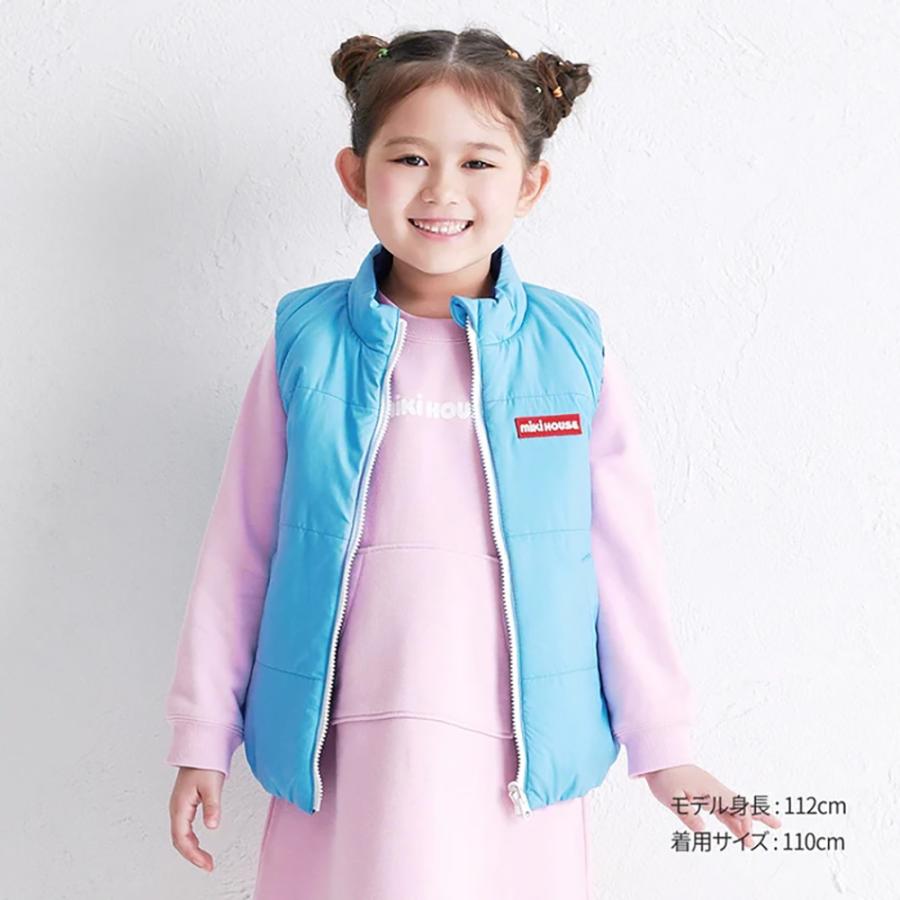 ● 取り寄せ商品●ミキハウス mikihouse 【WEB限定】 リバーシブルベスト ( 80 90 100 110 120 130 140 150 ) | MIKI HOUSE | 09