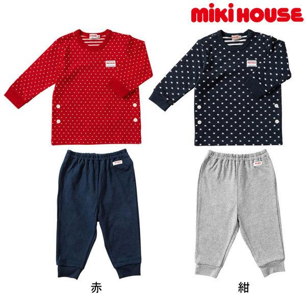 ミキハウス正規販売店/ミキハウス　mikihouse　長袖パジャマ　（80cm・90cm）｜attackone