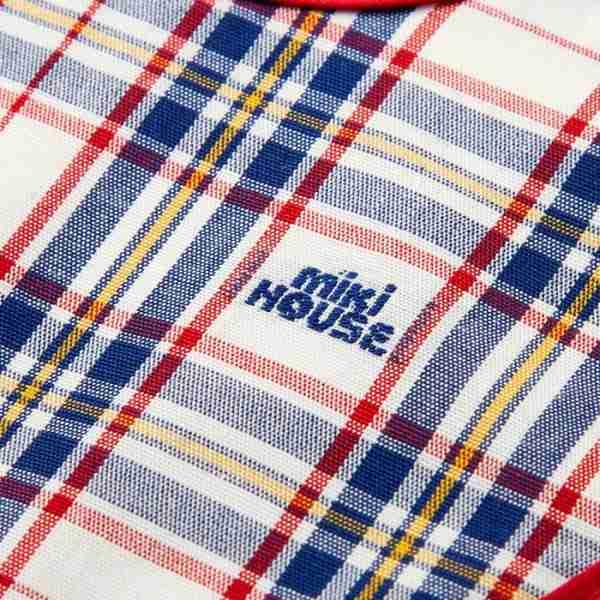 ミキハウス正規販売店/ミキハウス　mikihouse　ミキハウスチェック　スタイ(サイズ無し） | MIKI HOUSE | 02
