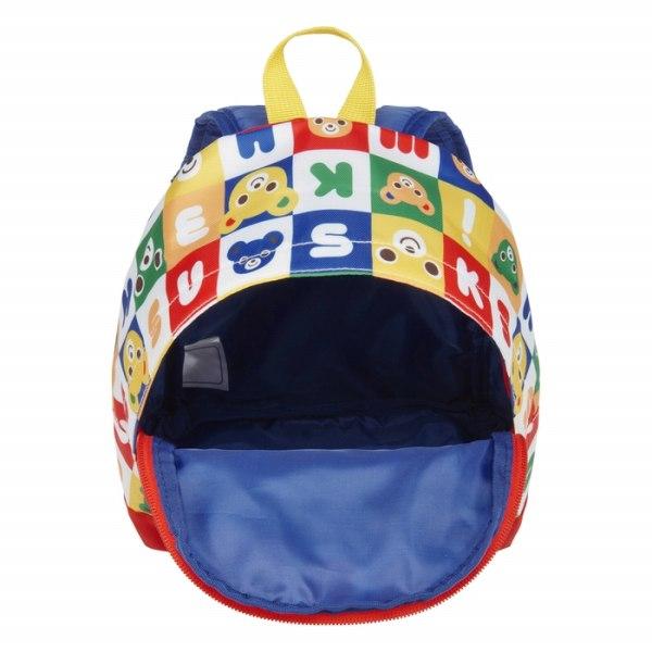 MIKI HOUSE（ミキハウス） パズルブロック リュック 総柄 ロゴ