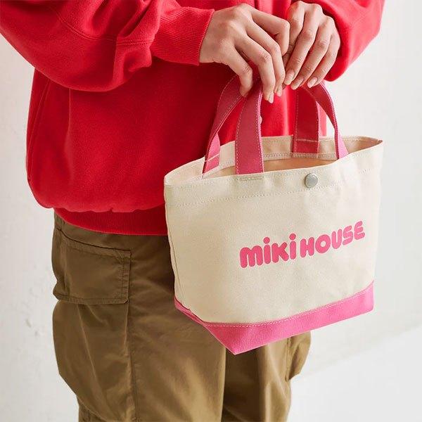新品　ミキハウス　限定バッグ MIKI HOUSE ミキハウス mikihouse ロゴ シンプル ミニトートバッグ