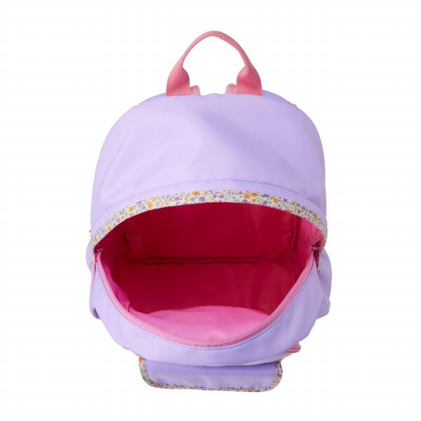 ●取り寄せ商品●ミキハウス　mikihouse　リュック(18Ｌ)18リットル　子ども用　女の子　高学年　リュックサック　花柄　ラベンダー　大容量_8