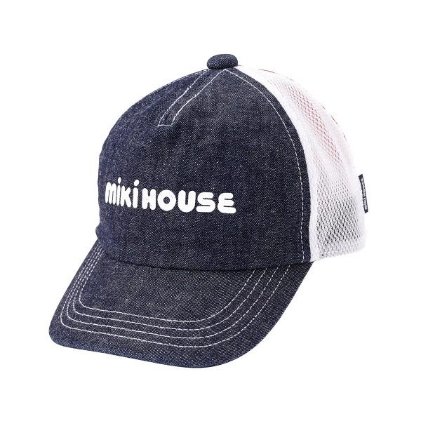 ミキハウス正規販売店/ミキハウス　mikihouse　ロゴ入りメッシュキャップ〈S-LL（48cm-56cm）〉｜attackone｜05