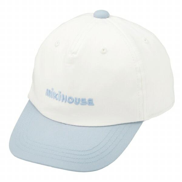 ●取り寄せ商品●ミキハウス mikihouse ロゴ キャップ 帽子 ( 48cm 50cm 52cm 54cm )  女の子 男の子 UVカットの画像