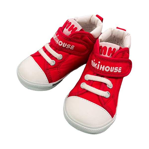 ●20％OFFセール●ミキハウスmikihouse　靴スニーカーｍロゴ　セカンドベビーシューズ(13.5cm・14cm・14.5cm・15cm・15.5cm） | MIKI HOUSE | 01