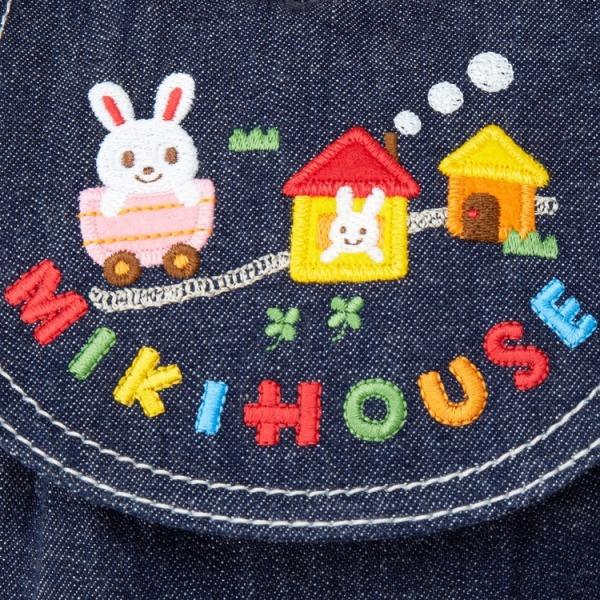 miki house デニム新品タグ付きうさこちゃん15.5㎝　ピンクりぼん MIKI HOUSE ○30％OFFセール○ミキハウス mikihouse うさこ