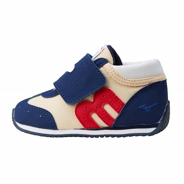 ミキハウス　mikihouse　ミズノコラボ セカンドベビーシューズ　Web限定（13cm・13.5cm・14cm・14.5cm・15cm・15.5cm）スニーカー 運動靴の画像