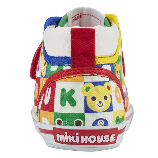 ●取り寄せ商品●ミキハウス　mikihouse　セカンドベビーシューズ　パズルブロックシリーズ　プッチー（14cm・14.5cm・15cm・15.5cm）靴　セカンドシューズ | MIKI HOUSE | 01