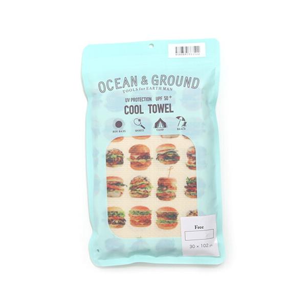 オーシャンアンドグラウンド　OCEAN&GROUND　熱中症対策 冷感 ひんやり フェイスタオル 子供用 男の子 女の子 レジャー 冷却グッズ | Ocean&Ground | 09