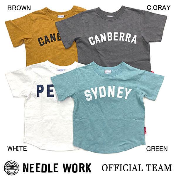 ●半額セール●ラスト１点●ニードルワーク（NEEDL WORK）OFFICIAL TEAM　SIMPLE　LOGO　T-SHIRTS（120・130・140)　アウトレット 50％OFF カジュアル | OFFICIAL TEAM