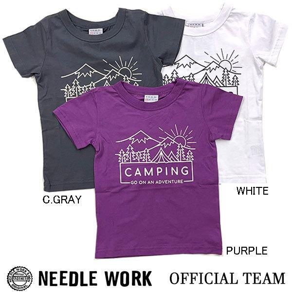 ●50%OFFセール●ニードルワーク（NEEDL WORK）OFFICIAL TEAM　CAMPING　T-SHIRTS（120・130・140)　冷感 UVカット 半額 アウトレット セール | OFFICIAL TEAM