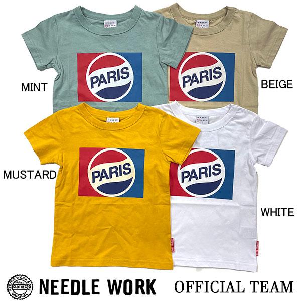 ●50%OFFセール●ニードルワーク（NEEDL WORK）OFFICIAL TEAM　PARIS　T-SHIRTS（120・130・140)　冷感 UVカット加工 半額 アウトレット セール | OFFICIAL TEAM