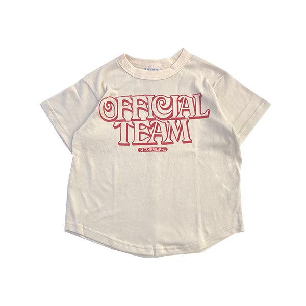 ニードルワーク（NEEDL WORK）OFFICIAL TEAM　LOGO　半袖Ｔシャツ(120cm・130cm・140cm） | OFFICIAL TEAM | 01