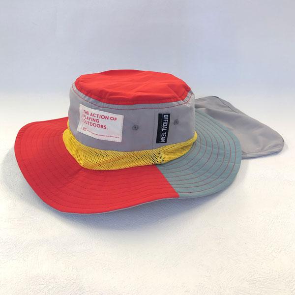 ●30％OFFセール●ニードルワーク（NEEDL WORK）OFFICIAL TEAM　SAFARI　HAT　サファリハット 帽子 レジャー 紫外線対策 カラー 男の子 女の子 ( 52cm ） | OFFICIAL TEAM | 01