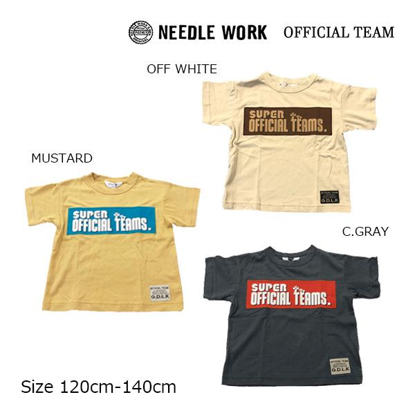 ●40%OFFセール●ニードルワーク　NEEDL WORK　OFFICIAL TEAM　インセクトガード　昆虫　ステッチ　Tシャツ(110・120）虫よけ加工 アウトレット セール | OFFICIAL TEAM