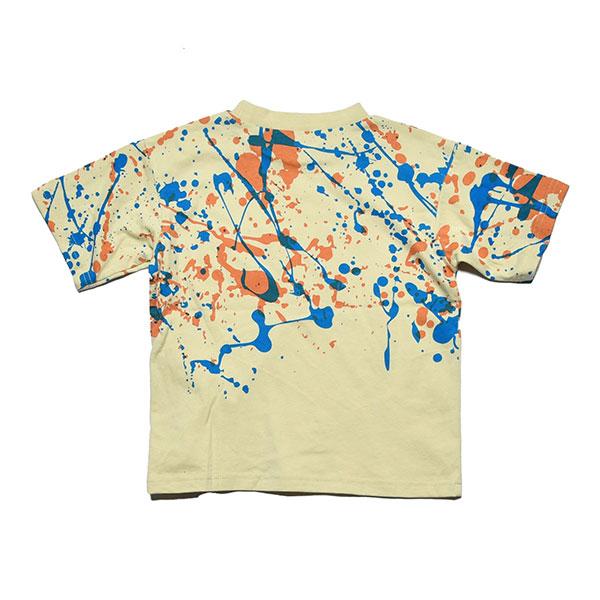 ●40％OFFセール●ニードルワーク　NEEDL WORK　OFFICIAL TEAM　インセクトガード　ペンキ柄　半袖Tシャツ（140cm・140cm・150cm）アウトレット | OFFICIAL TEAM | 03