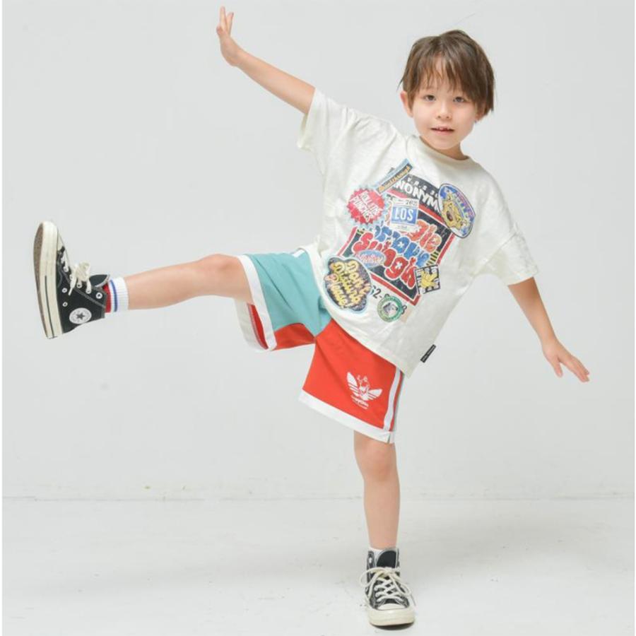 ニードルワーク （NEEDL WORK） OFFICIAL TEAM スラブ天竺 ステッカー柄Tシャツ ( 110 120 130 140 150 ) | OFFICIAL TEAM | 05