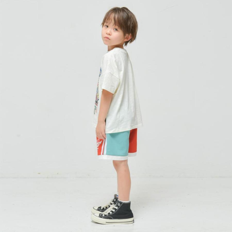 ニードルワーク （NEEDL WORK） OFFICIAL TEAM スラブ天竺 ステッカー柄Tシャツ ( 110 120 130 140 150 ) | OFFICIAL TEAM | 06