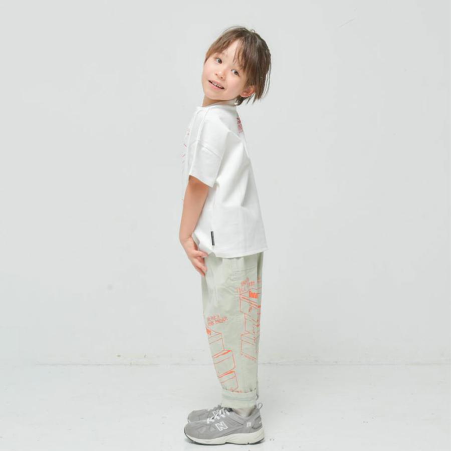 ニードルワーク （NEEDL WORK） OFFICIAL TEAM ストレッチポプリンスニーカーイラストワイドパンツ | OFFICIAL TEAM | 05