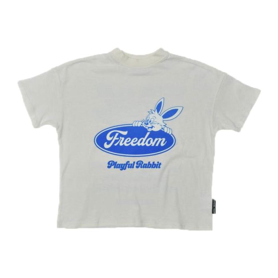 ニードルワーク OFFICIAL TEAM OE天竺 プレイフルラビットTシャツ ( 110 120 130 140 150 ) | OFFICIAL TEAM | 01