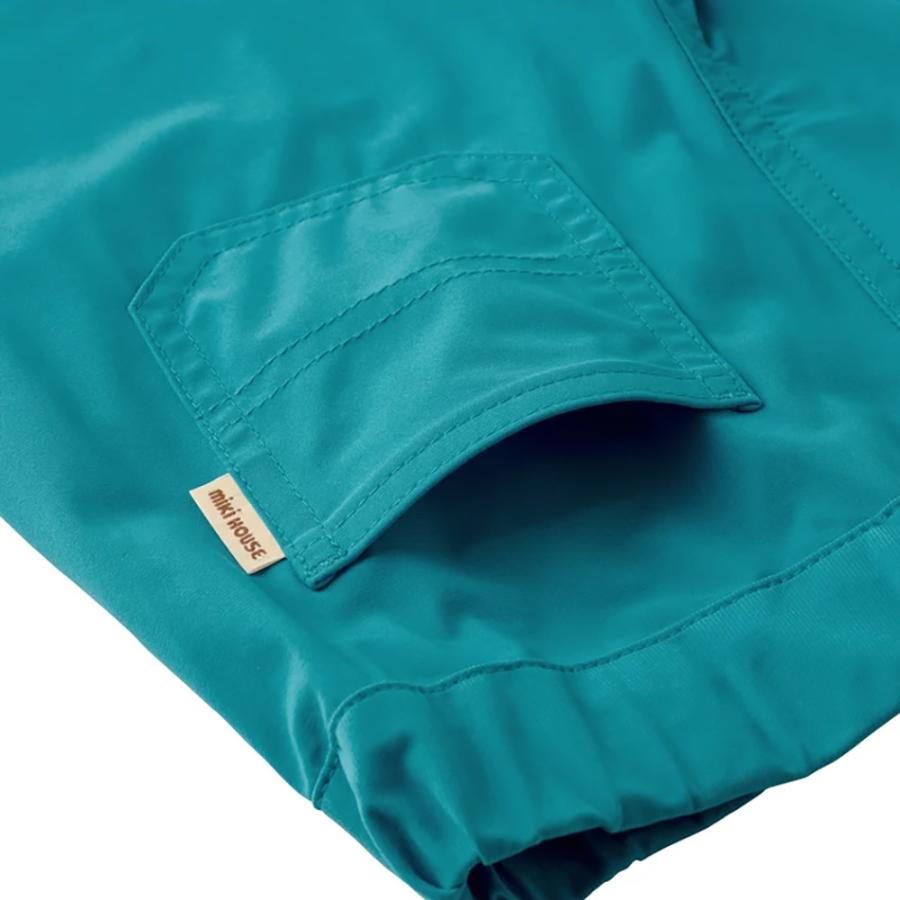 ● 取り寄せ商品●ミキハウス mikihouse 接触冷感ワンポイントロゴ６分丈パンツ ( 80 90 100 110 120 130 140 150 ) 子ども服の画像