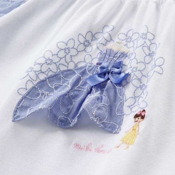 【新品タグ付】ミキハウス リーナちゃん スワロフスキー Tシャツ 130 日本製 MIKI HOUSE（ミキハウス） ○50%OFFセール○ミキハウス リーナちゃん