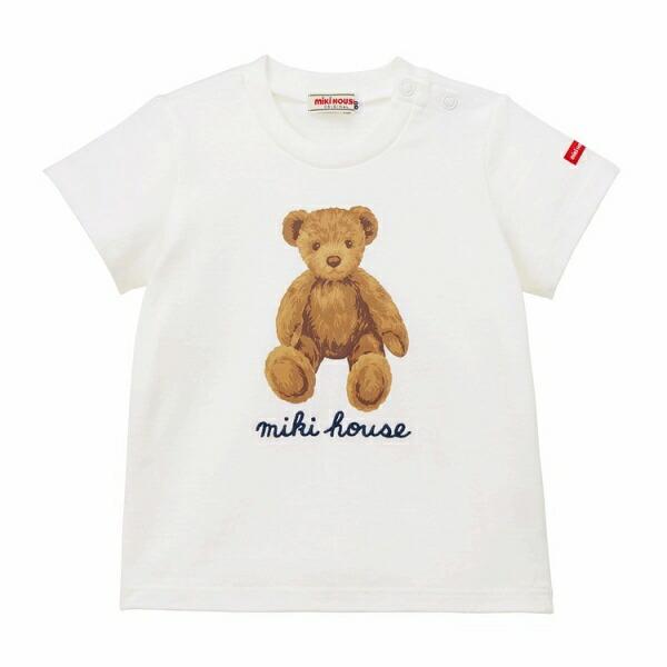 ●30％OFFセール●ミキハウス　mikihouse　ミキハウスベア半袖Ｔシャツ(80・90・100・110）アウトレットの画像