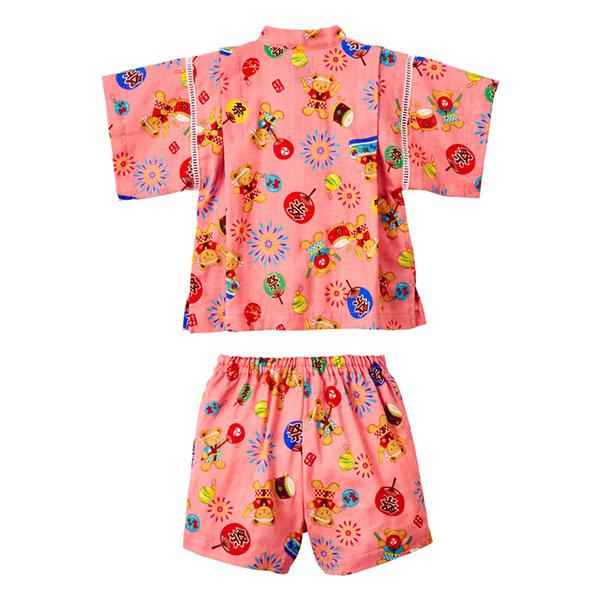 ミキハウス　mikihouse　ミキハウスベア 甚平スーツ 夏祭り 幼稚園 保育園(80cm・90cm・100cm・110cm・120cm）アウトレット 子ども服の画像