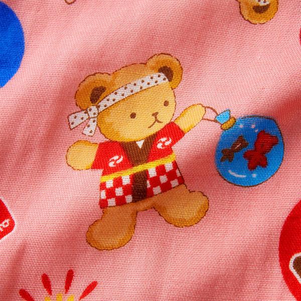 ミキハウス　mikihouse　ミキハウスベア 甚平スーツ 夏祭り 幼稚園 保育園(80cm・90cm・100cm・110cm・120cm）アウトレット 子ども服の画像