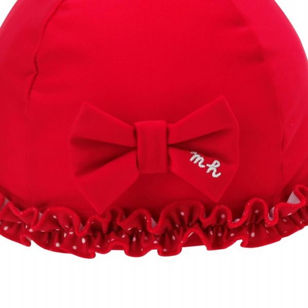 ●取り寄せ商品●ミキハウス　mikihouse　リボン付きスイムキャップ（S・M）女の子　水着　水泳帽 | MIKI HOUSE | 02